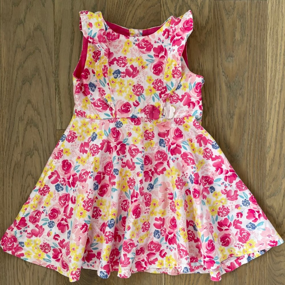 Sergent Major Girls' Floral Cotton Sundress